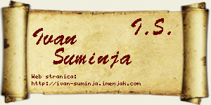 Ivan Suminja vizit kartica